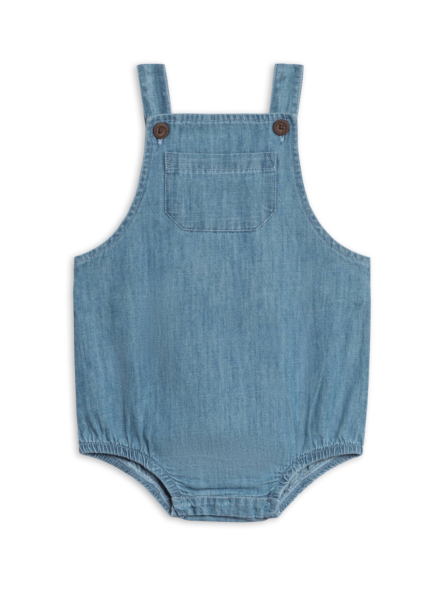 Noe Chambray Bubble Overall: Chambray