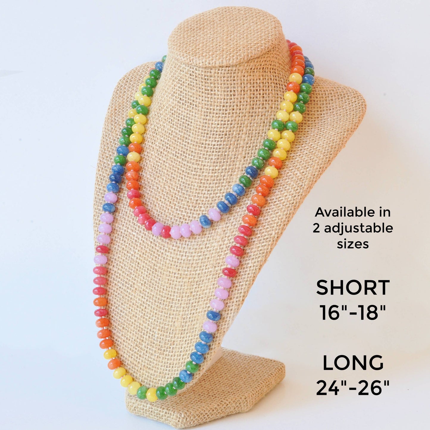 Rainbow Juice Gemstone Necklace