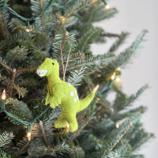 Felt Dinosaur Ornament - T-Rex