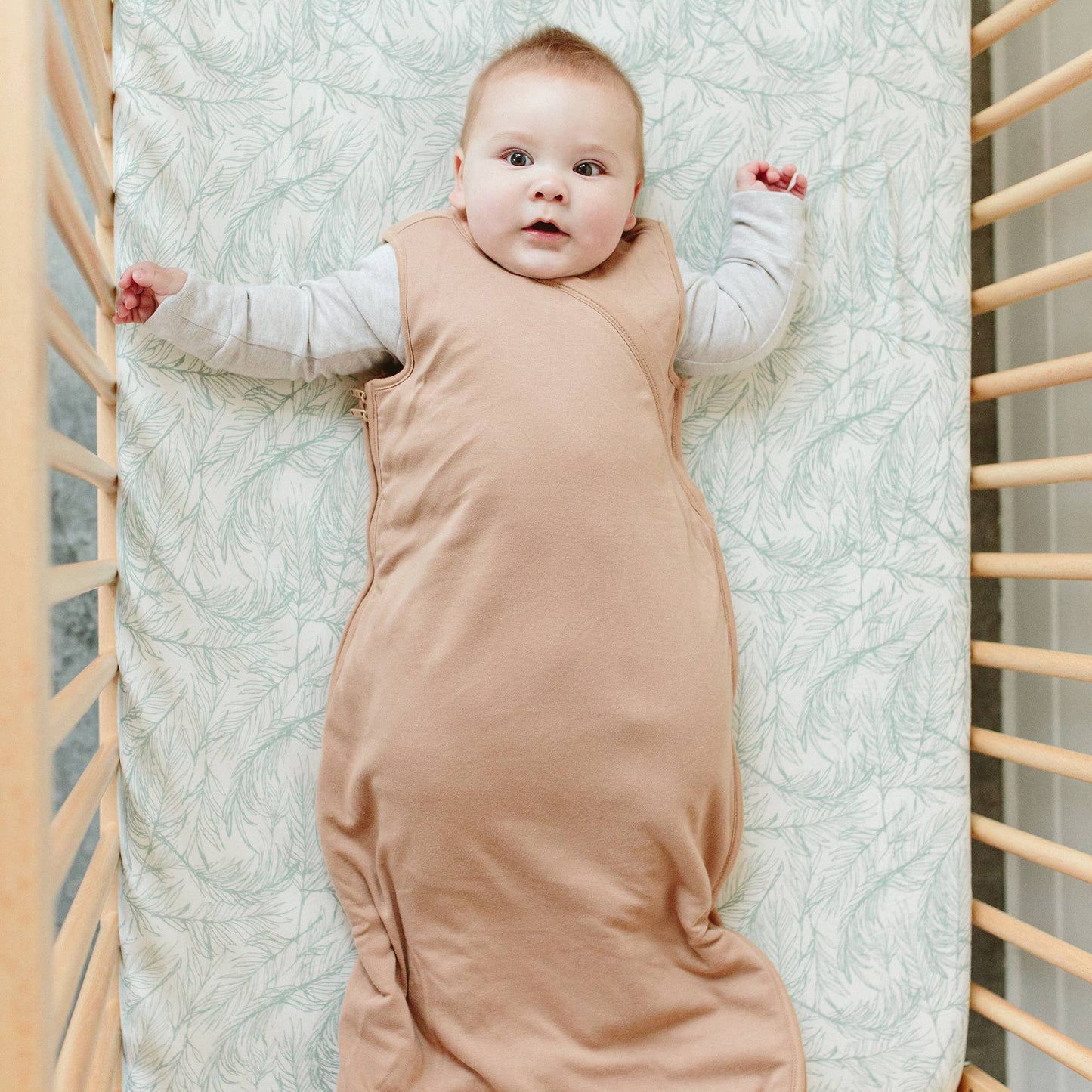 Viscose Bamboo + Organic Cotton Sleepbag - Sandstone