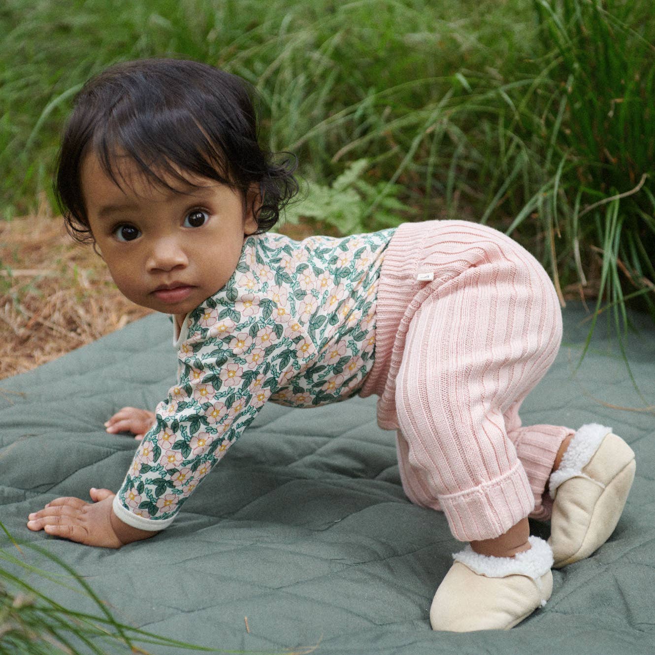 Nature Baby - Cotton Long Sleeve Bodysuit