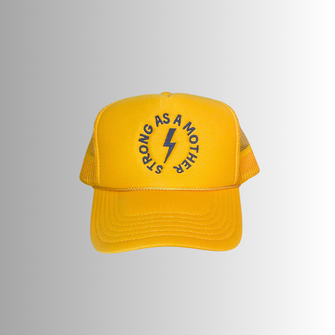 Strong as a mother Hat - Yellow