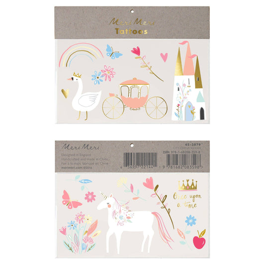 Princess Large Temporary Tattoos