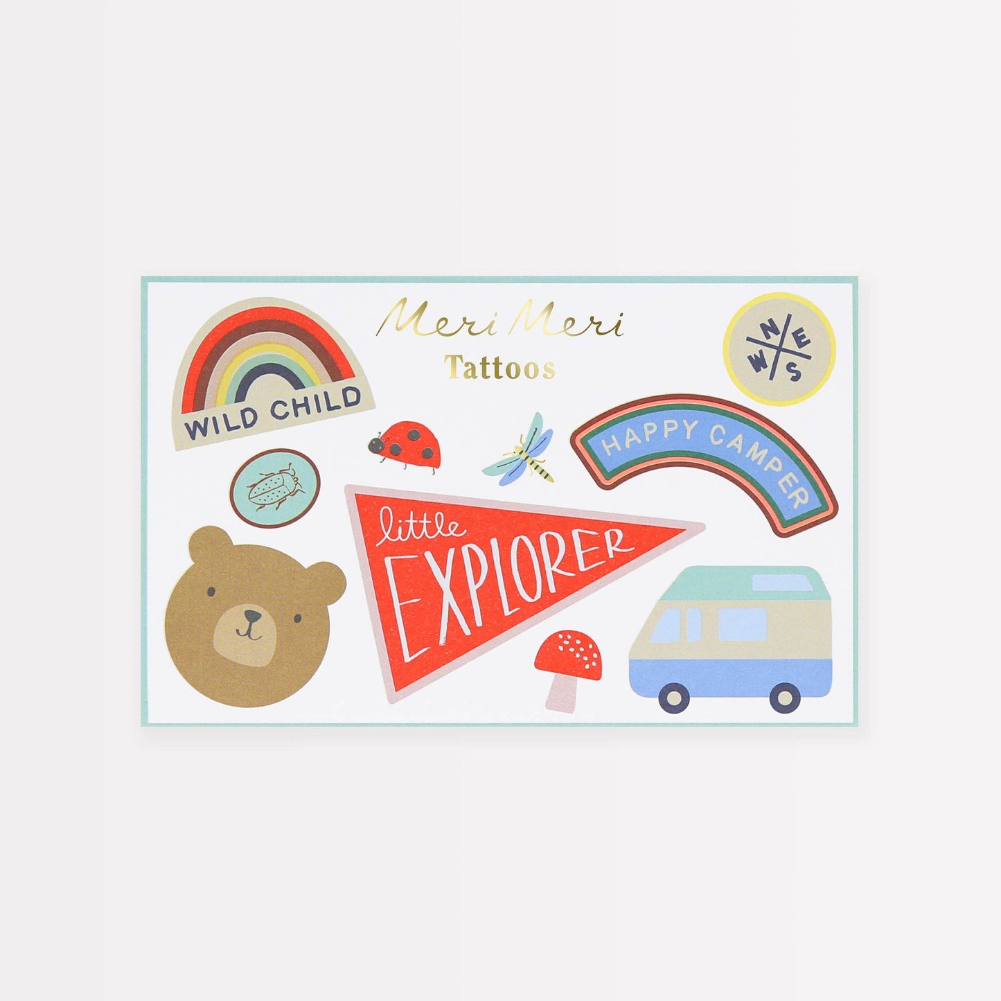 Meri Meri - Outdoor Adventures Temporary Tattoos
