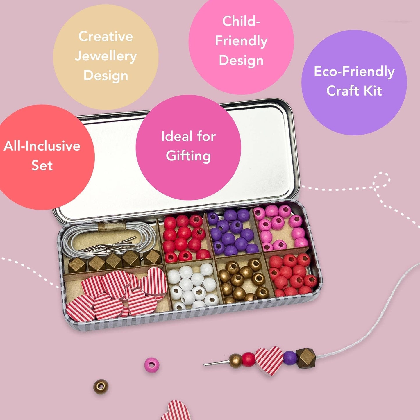 Cotton Twist Bracelet Bead Kit