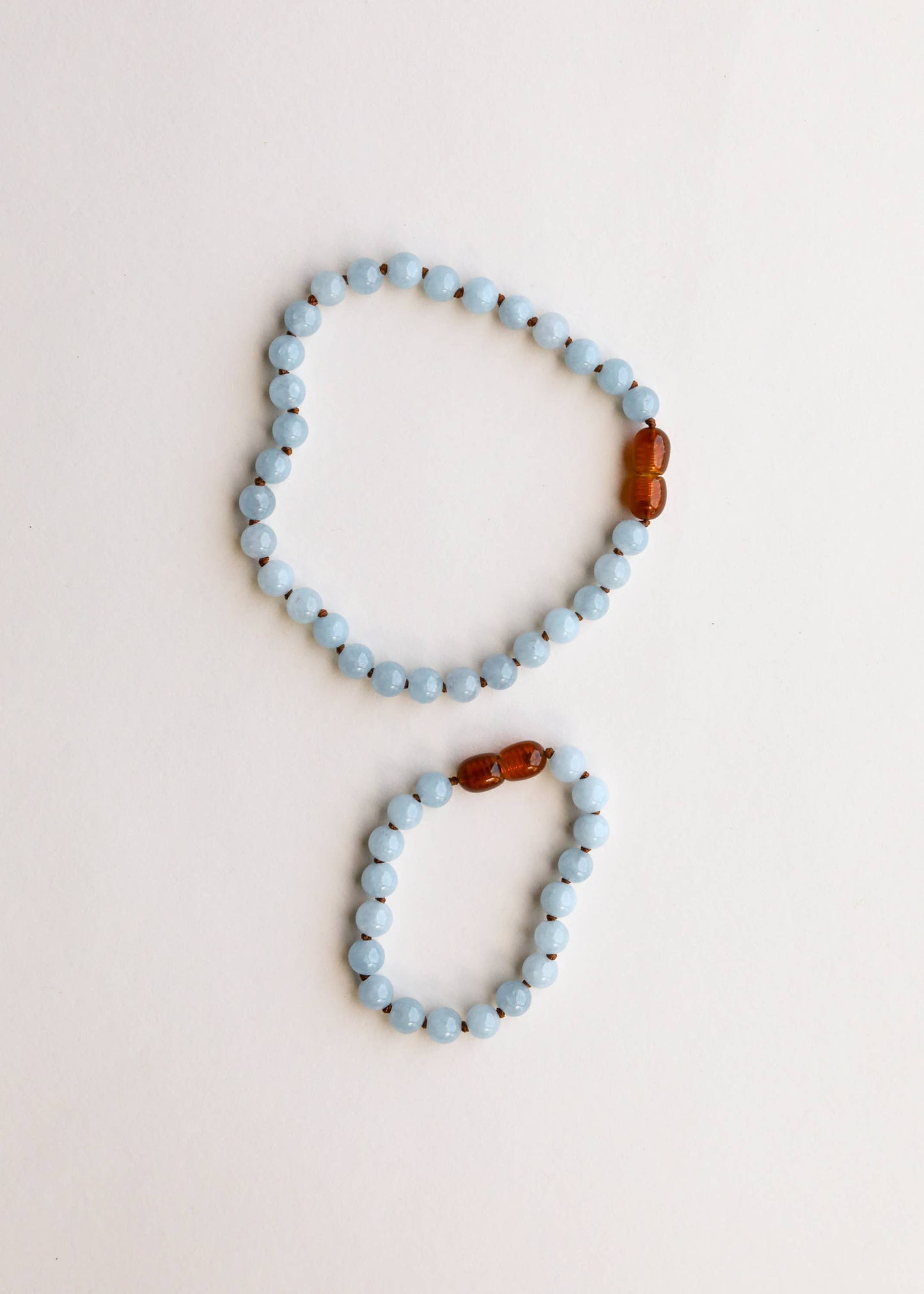 Pure Gemstone + Aquamarine || 13" Necklace