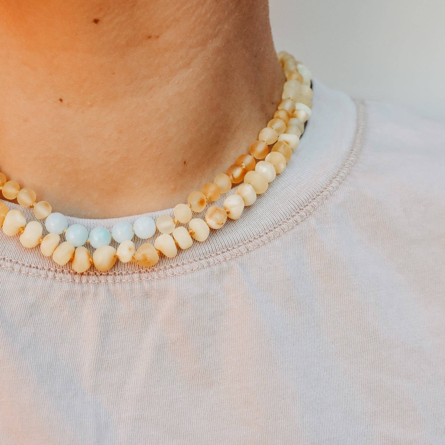 CanyonLeaf - Raw Butterscotch Baltic Sea Amber || Necklace