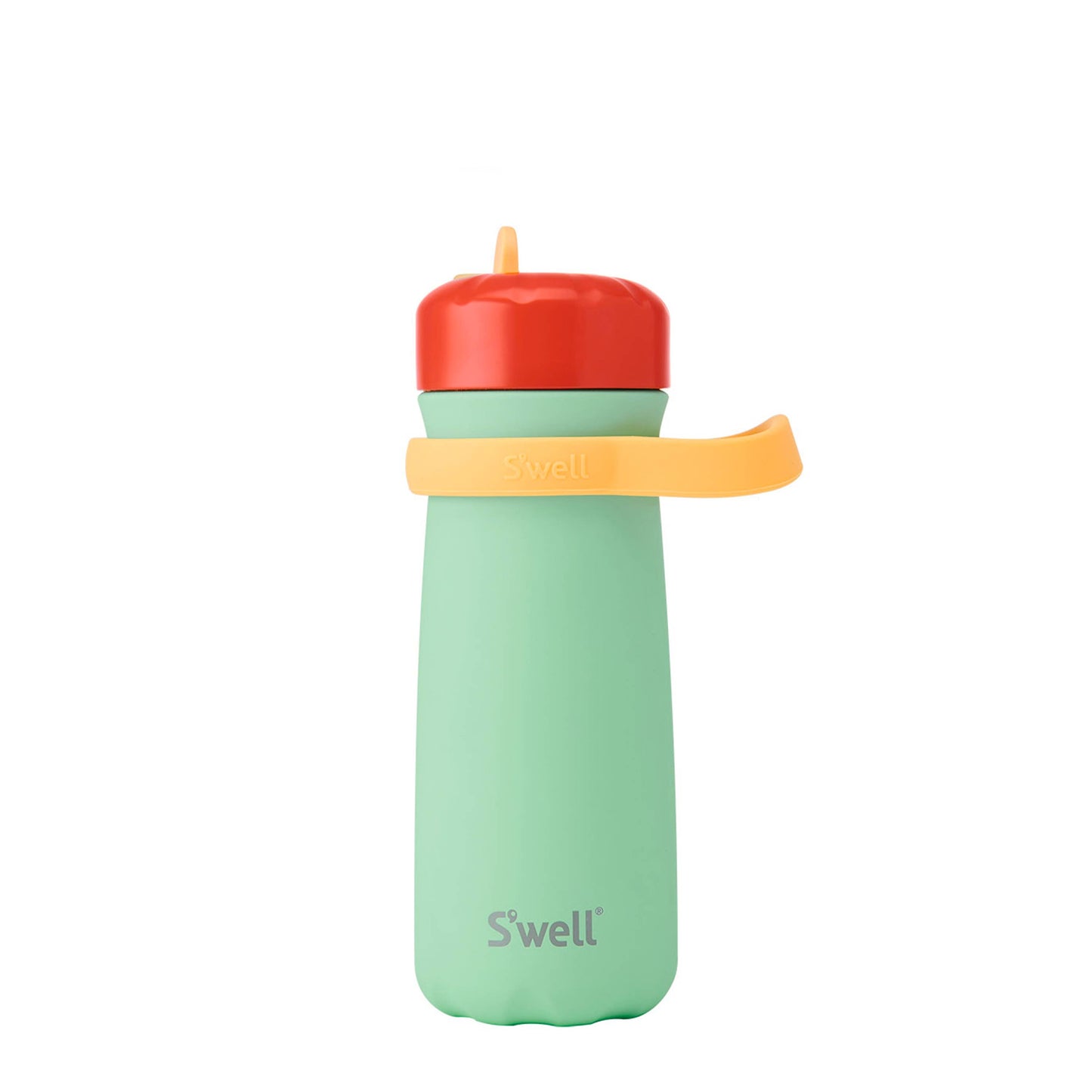 S'well - 16oz Spring Green Traveler with Flip Straw Lid