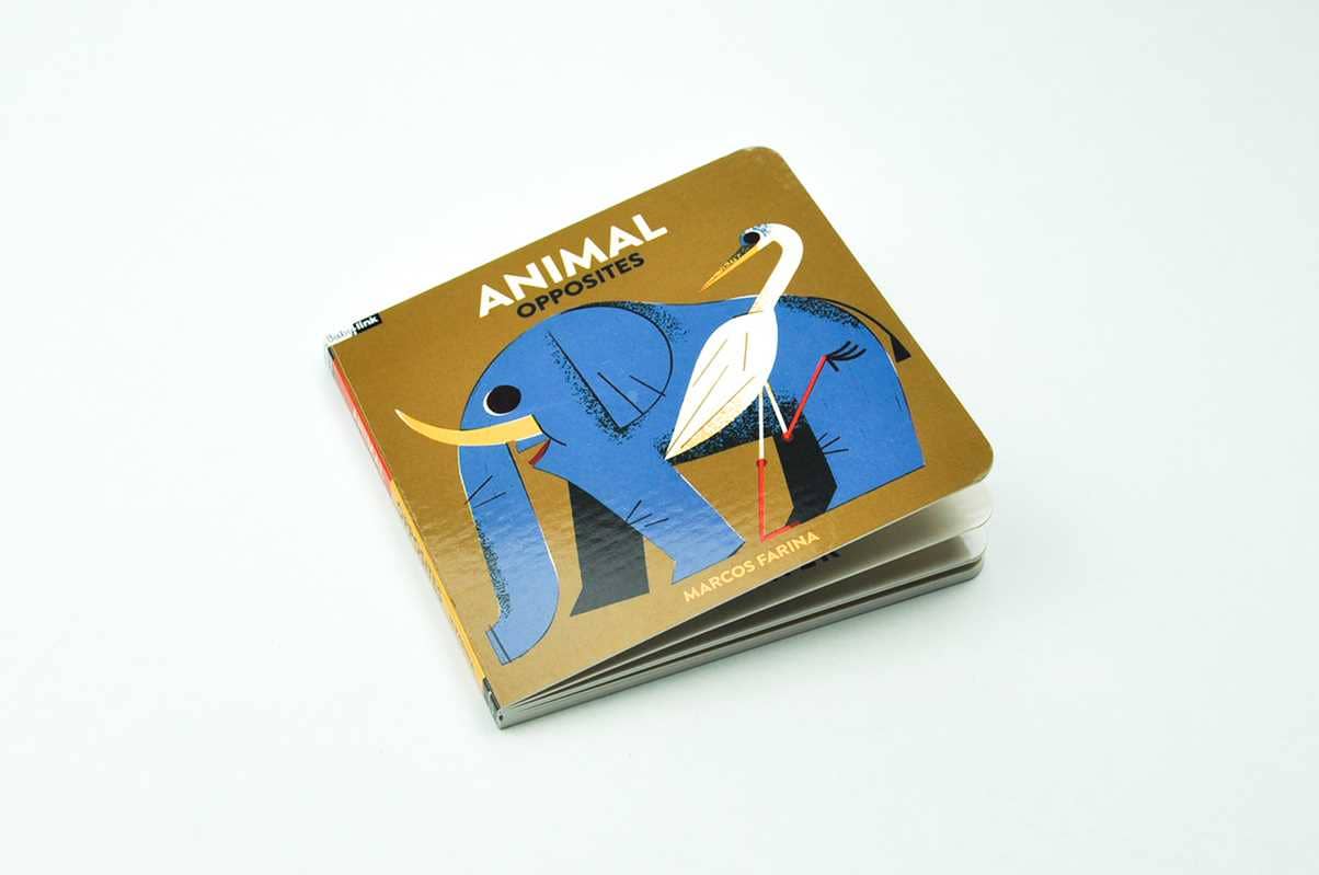 Animal Opposites by Marcos Farina: Board Book