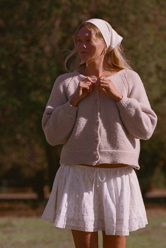 Ryan Sweater - Tan Cardigan Button Down Sweater