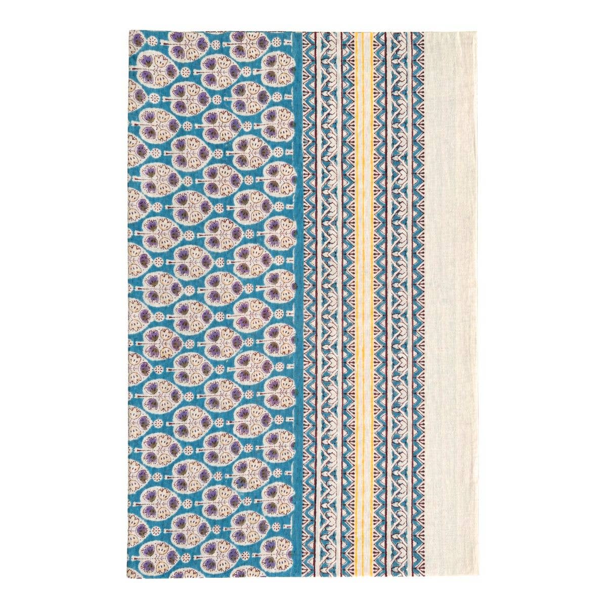 The Fox and The Mermaid - Block Printed Cotton Sarong