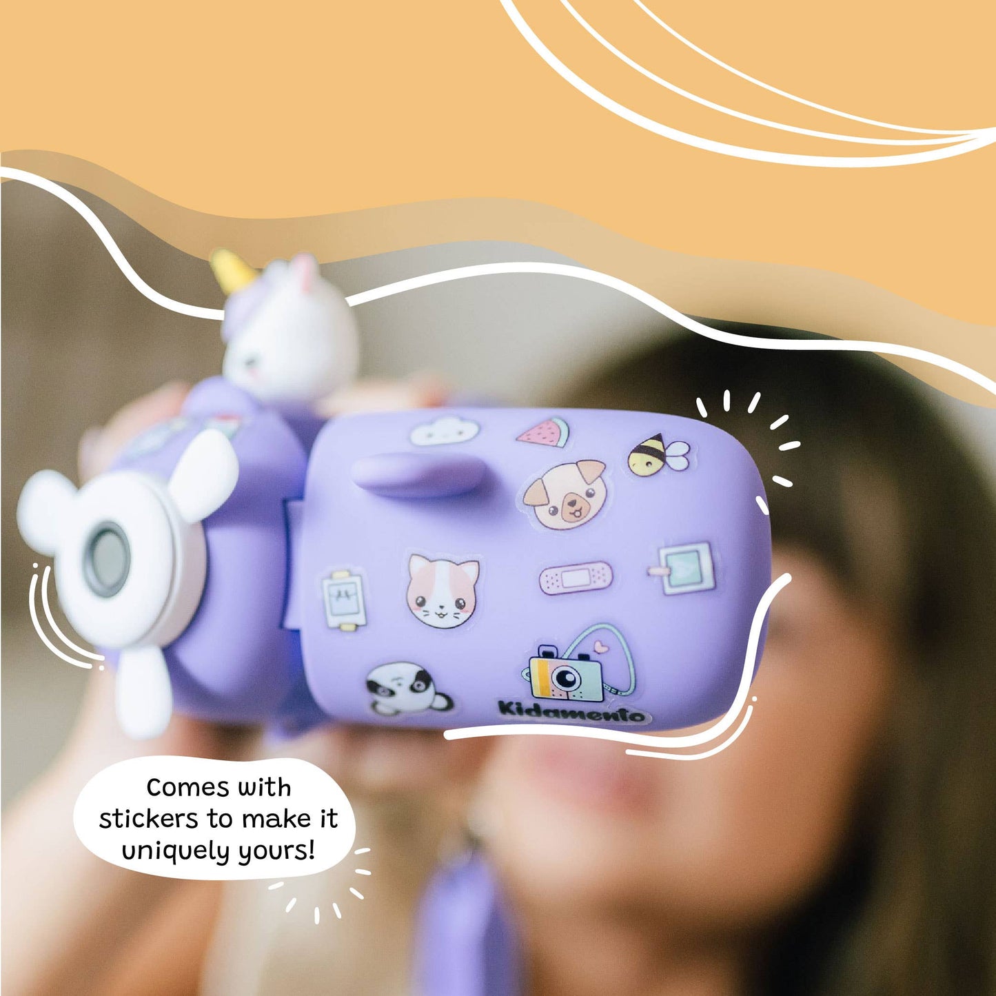 Kidamento - Iris the Unicorn - Kids Digital Camera - Model V
