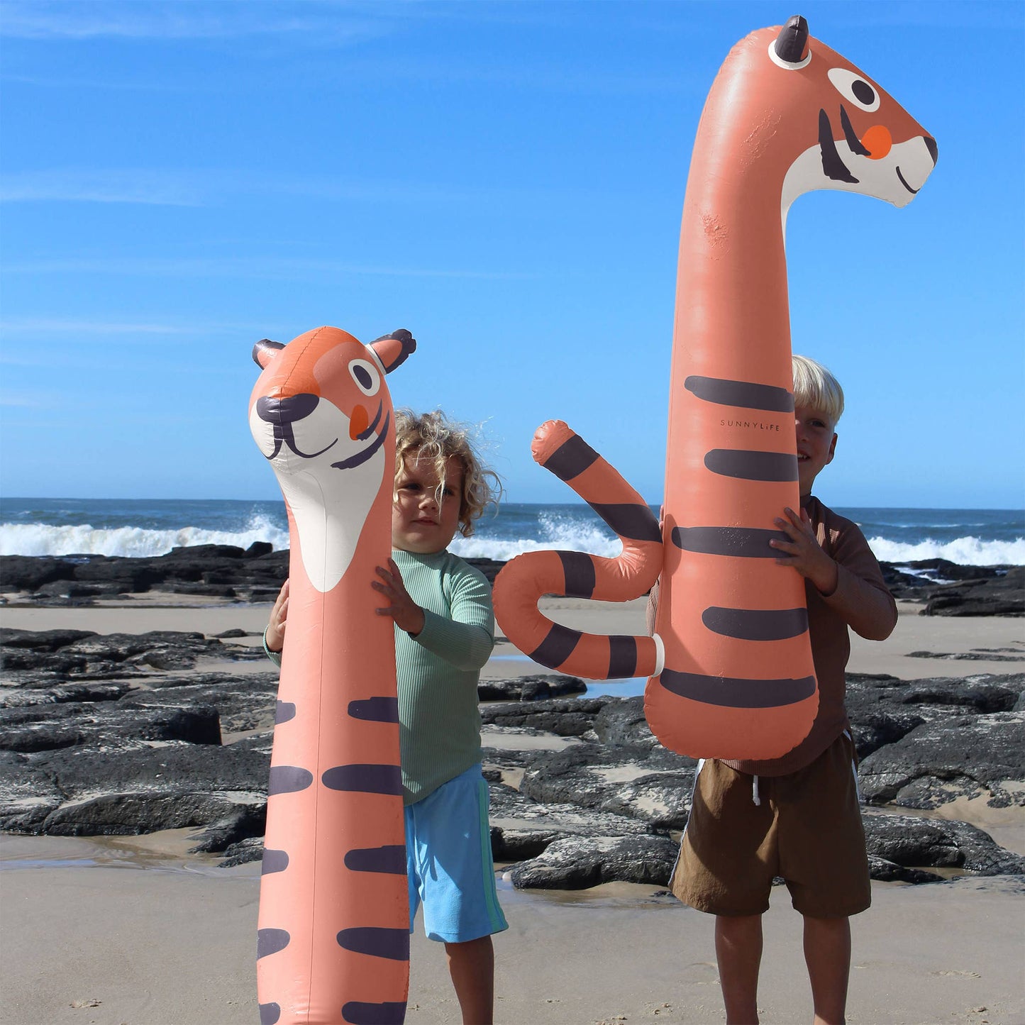 Sunnylife - Kids Inflatable Noodle Tino the Tiger Clay Set of 2