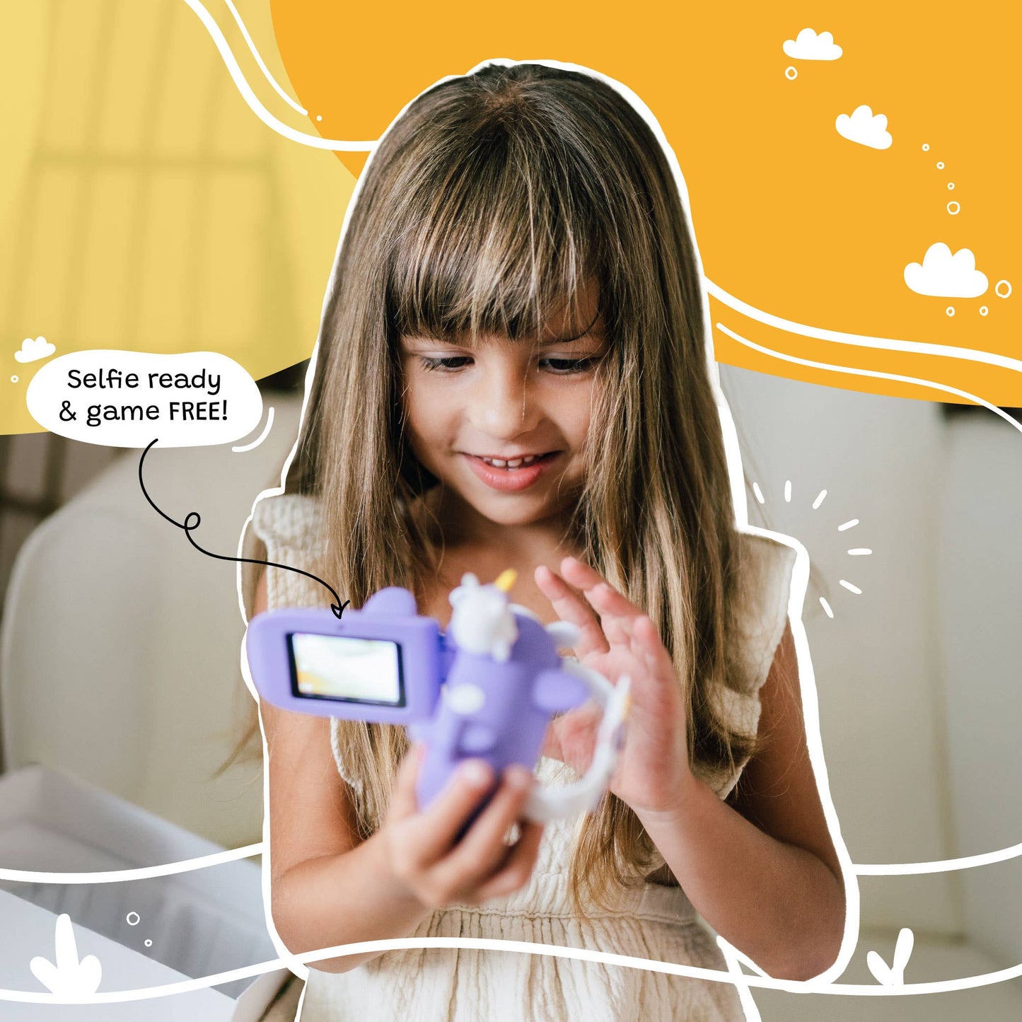 Kidamento - Iris the Unicorn - Kids Digital Camera - Model V