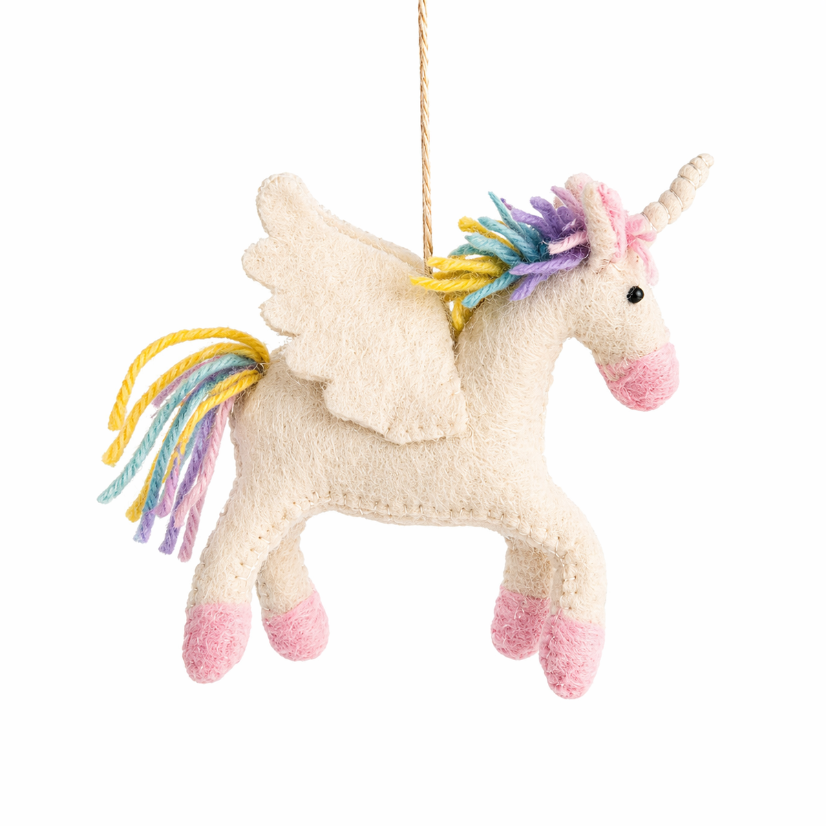 Felt Ornament - Pastel Unicorn