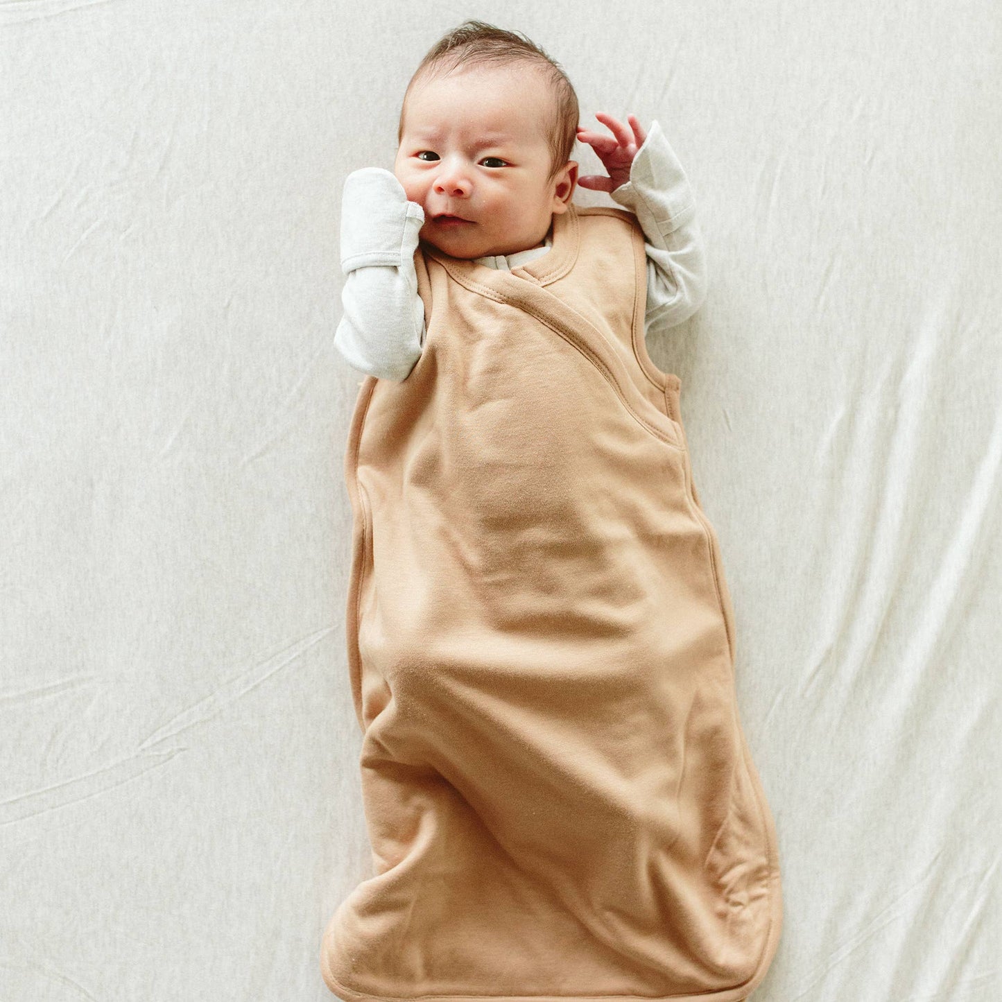 Viscose Bamboo + Organic Cotton Sleepbag - Sandstone