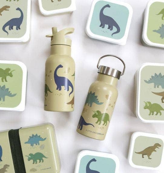 Stainless Steel Water Bottle: Dinosaurs