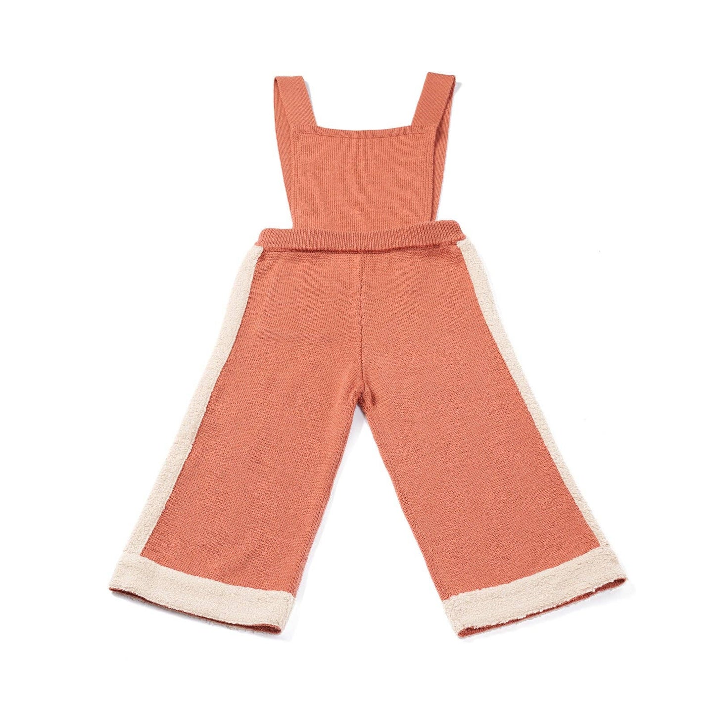 Fluffy Dungarees Dusty Pink