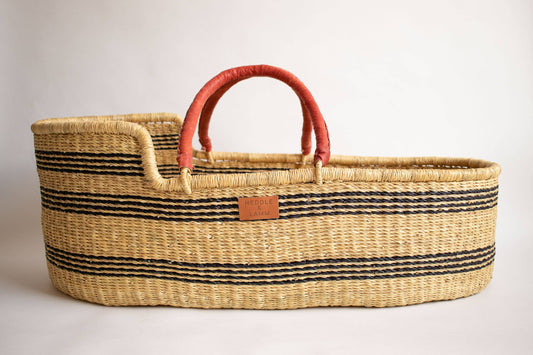 Heddle & Lamm - Abina Moses Basket (with pad and sheet)